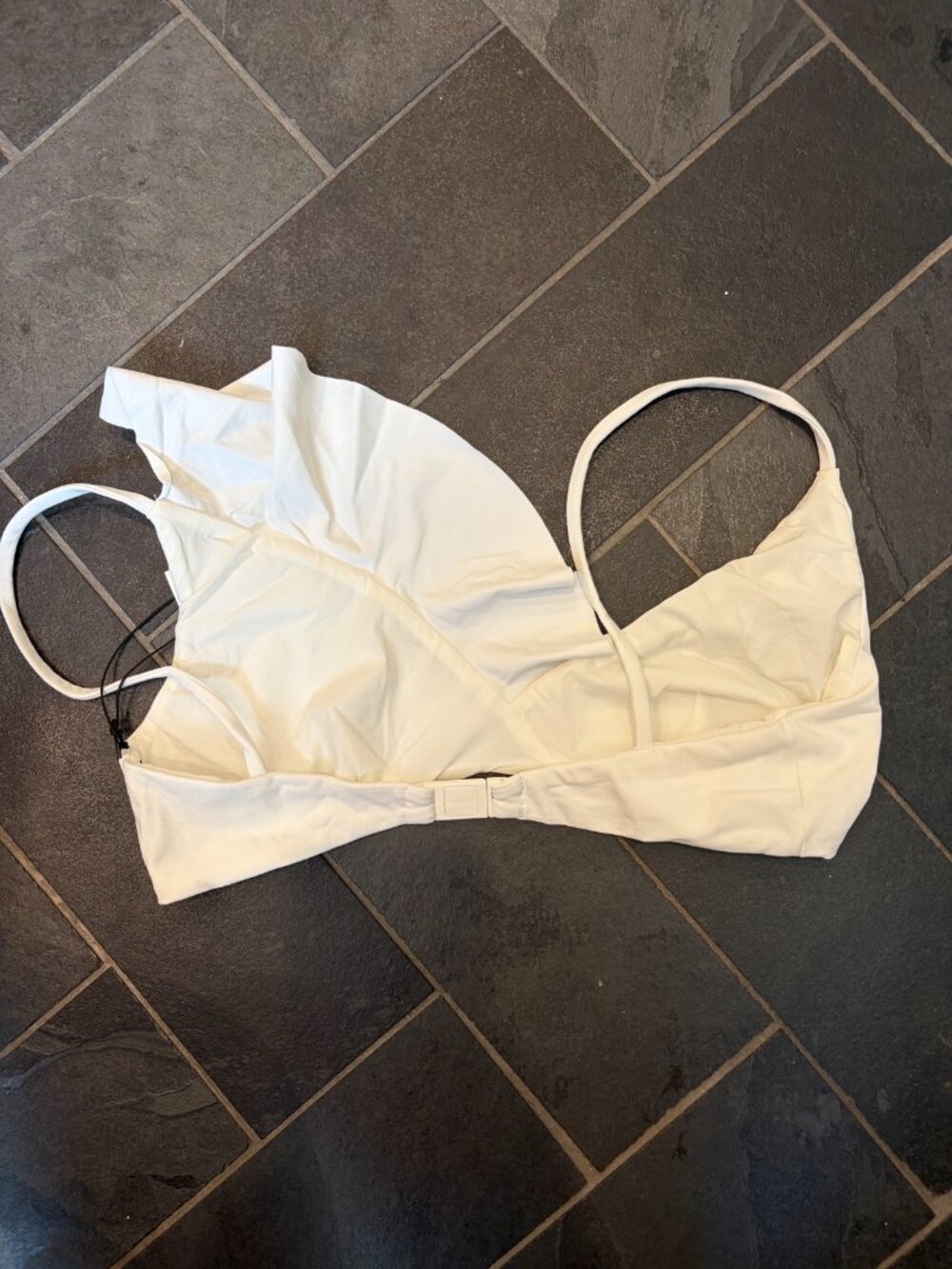 Marysia NWT Newport Bikini SET - Ruffle Top + Bottom Coconut S